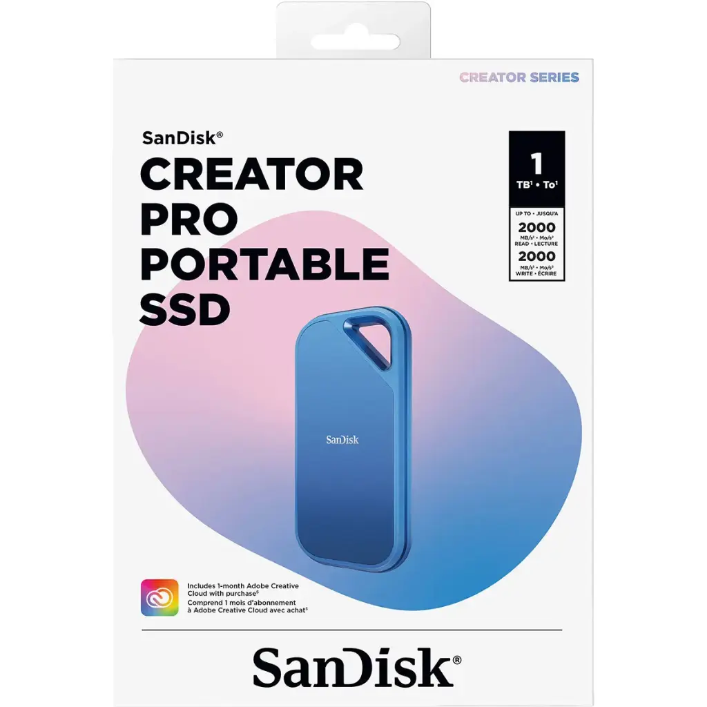 SanDisk  Creator Series Pro USB 3.2 Gen 2x2 2000mb/s