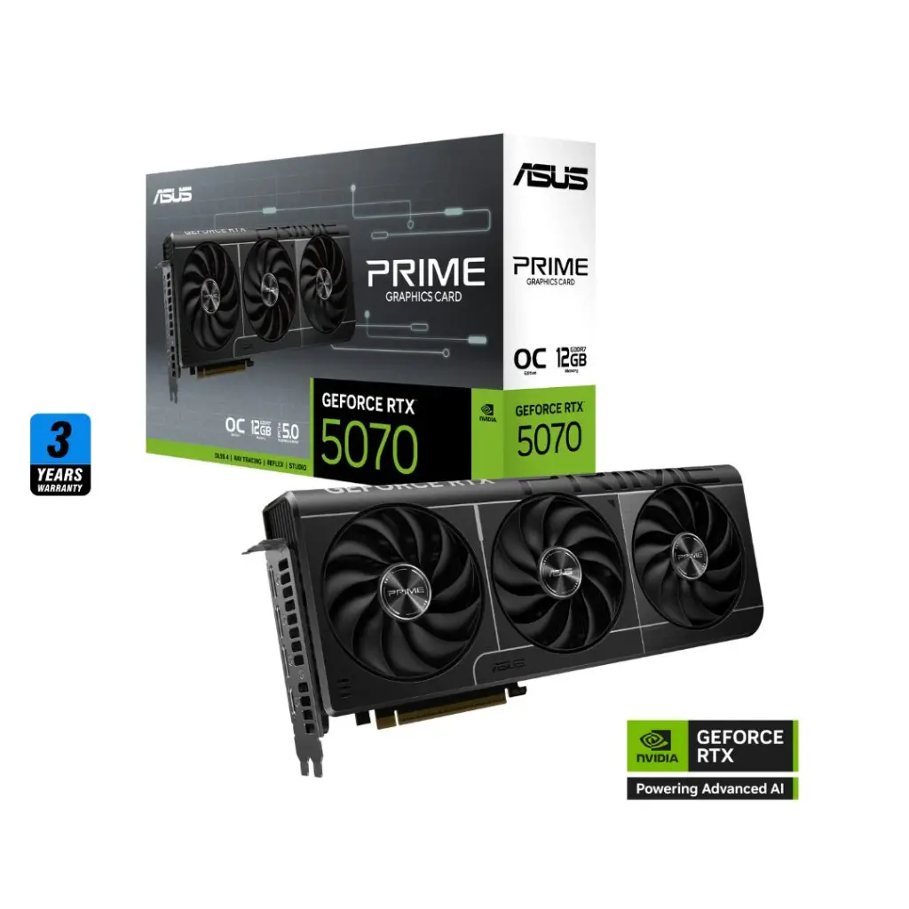 ASUS Prime GeForce RTX™ 5070 12GB GDDR7 OC