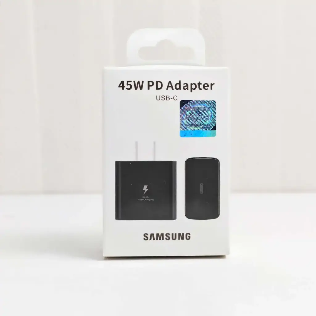 45w PD ADAPTER SAMSUNG WITH ZERO تجاري  CABLE