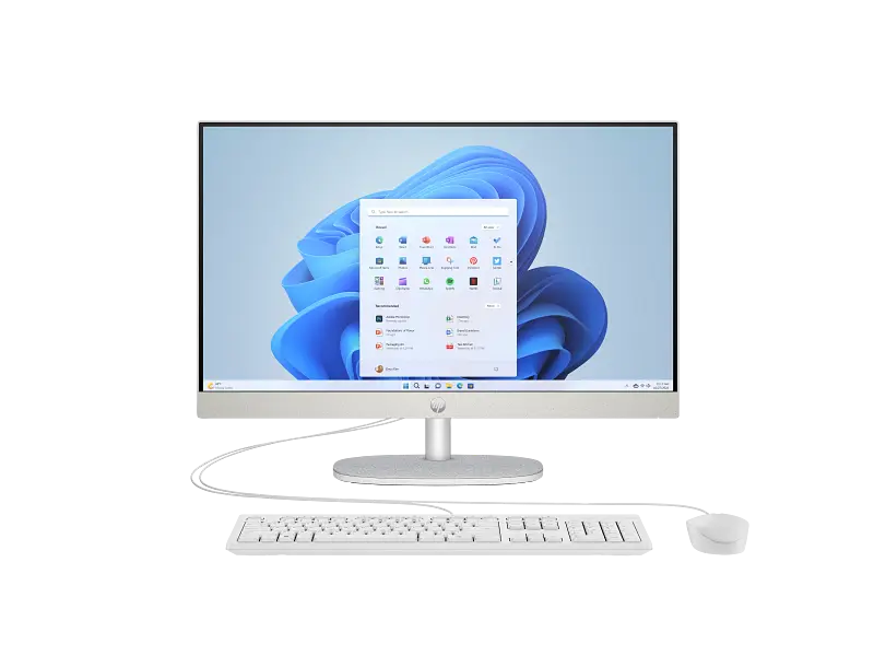HP ALL IN ONE 24-cr0255nh Intel Core i7-1355U RAM 16GB SSD 512GB 24 FHD IPS Touch white