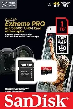 SanDisk Extreme PRO microSDXC 1TB 150MB s +