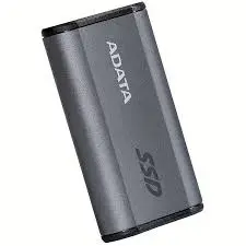 ADATA Elite SE880 1TB USB-C Portable External SSD - Titanium Gray