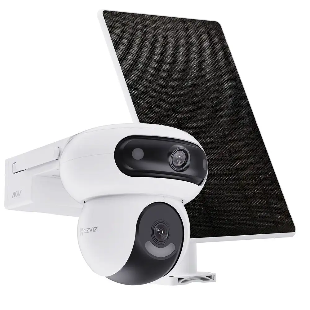 EZVIZ SMART HOME BATTERY  CAMERA AND SOLAR PANEL KIT HB90 DUAL 2K