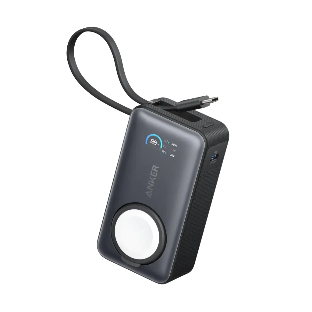 Anker MagGo Power Bank 10K, 35W, For Apple Watch And iphone USB-C