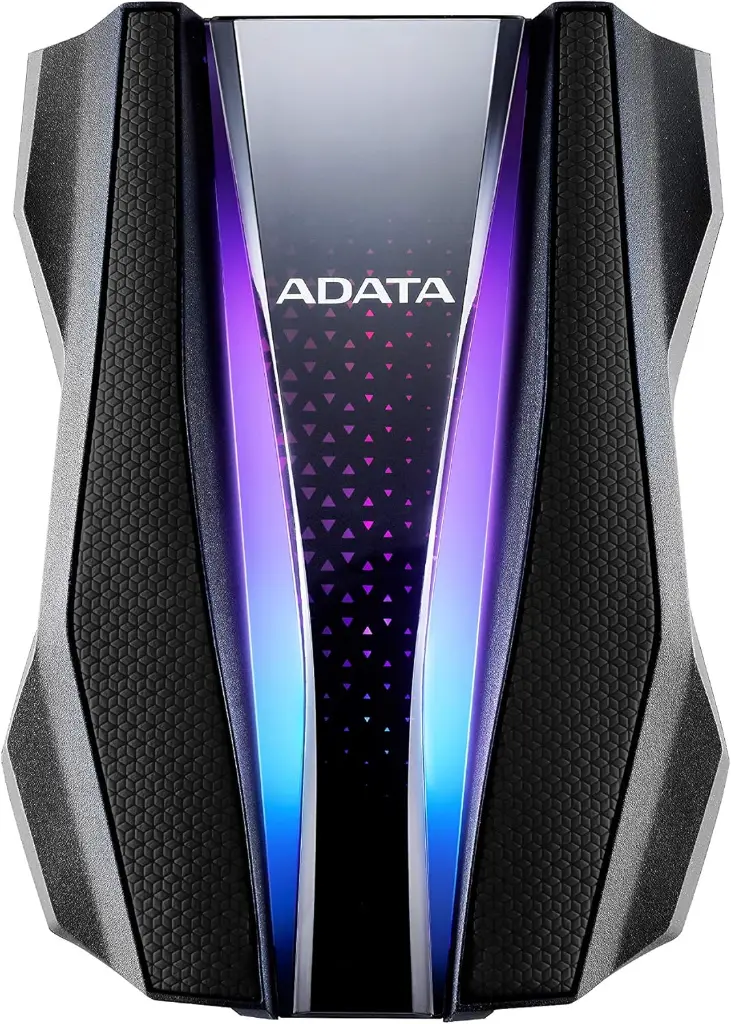 ADATA HD770G RGB External Hard Drive, 2.5", USB 3.2