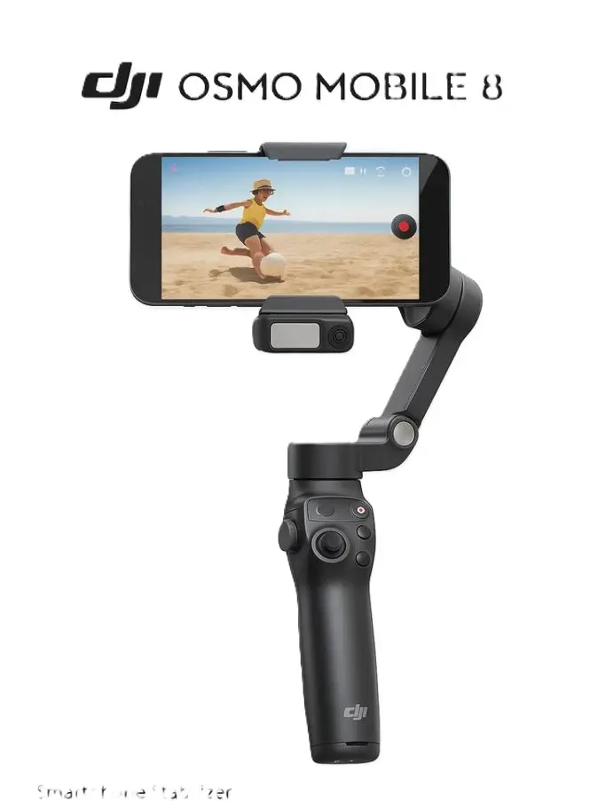 DJI Osmo Mobile 8 – Smartphone Gimbal Stabilizer دي جي آي أوزمو موبايل 8