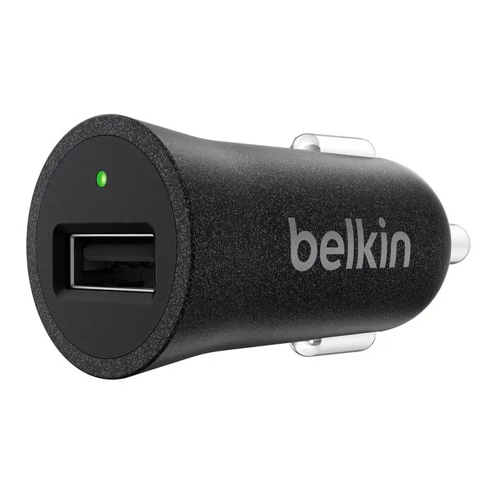 Belkin F8M730btBLK Auto Black 12W Car Charger