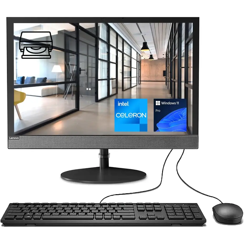 LENOVO AIO V130 DUAL CORE 8GB SSD 256GB 20" WIN10