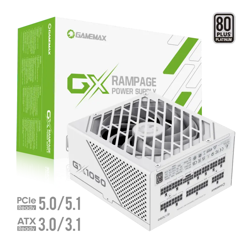 Gamemax GX-1050 PRO BK 80+Platinum 1050W Power