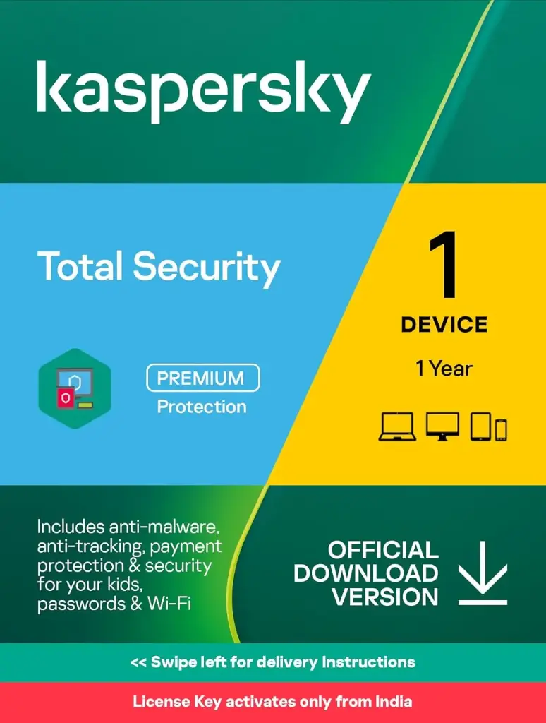 KASPERSKY TOTAL SECURITY 1 DEVICE