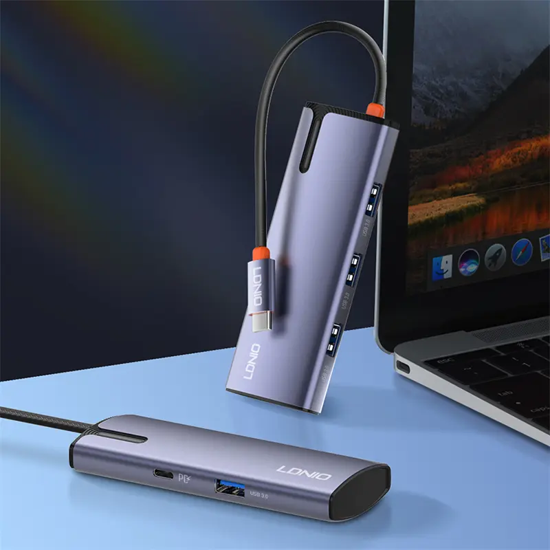 LDNIO DS-15U 5 In 1 USB C Docking Station