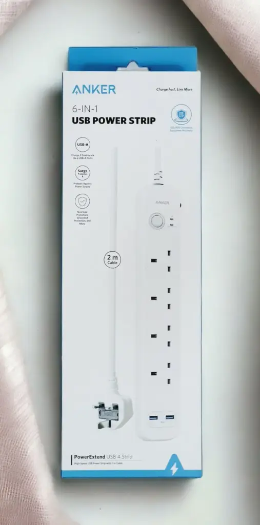 Anker PowerExtend USB 4 Strip Hub -White A9141K21