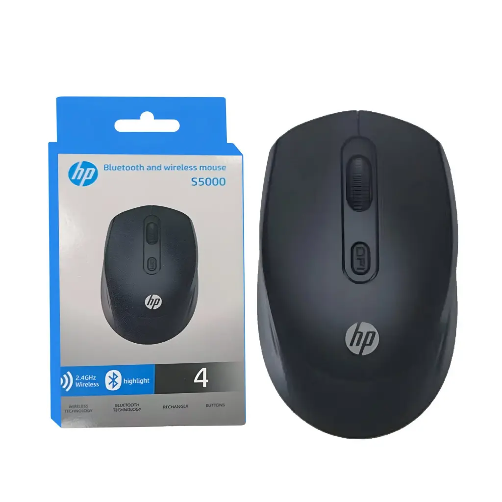 HP MOUSE BLUETOOTH AND WIRELESS S5000