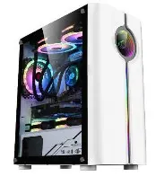 [NQ1423] Lovingcool  LC-300  white  Tempered Glass  Case Full Tower Micro ATX ITX