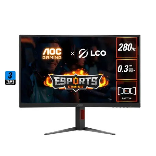 AOC C27G4Z 27 FHD (1920x1080) 280Hz 0.3Ms Fast VA Curved
