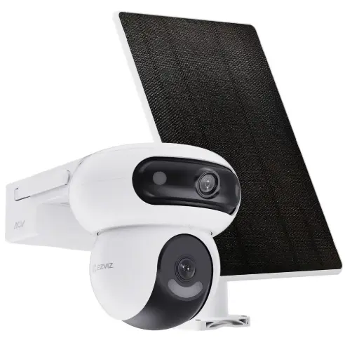 EZVIZ SMART HOME BATTERY  CAMERA AND SOLAR PANEL KIT HB90 DUAL 2K