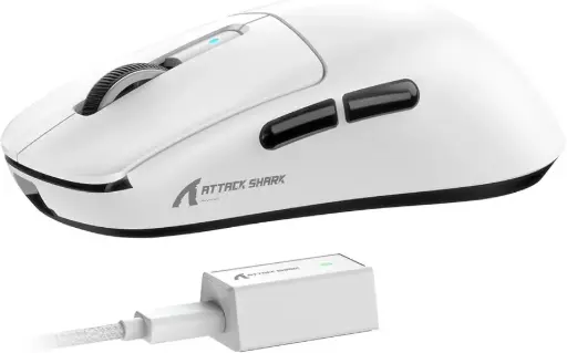 ATTACK SHARK R6 Ultralight 39g Wireless 8K PAW3950 Gaming Mouse