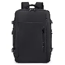 bange-black-travel-backpack-front-multiple-pockets.webp