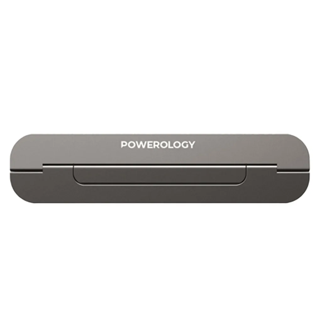 Powerology Ultra-Thin Laptop Stand - Grey (3).webp