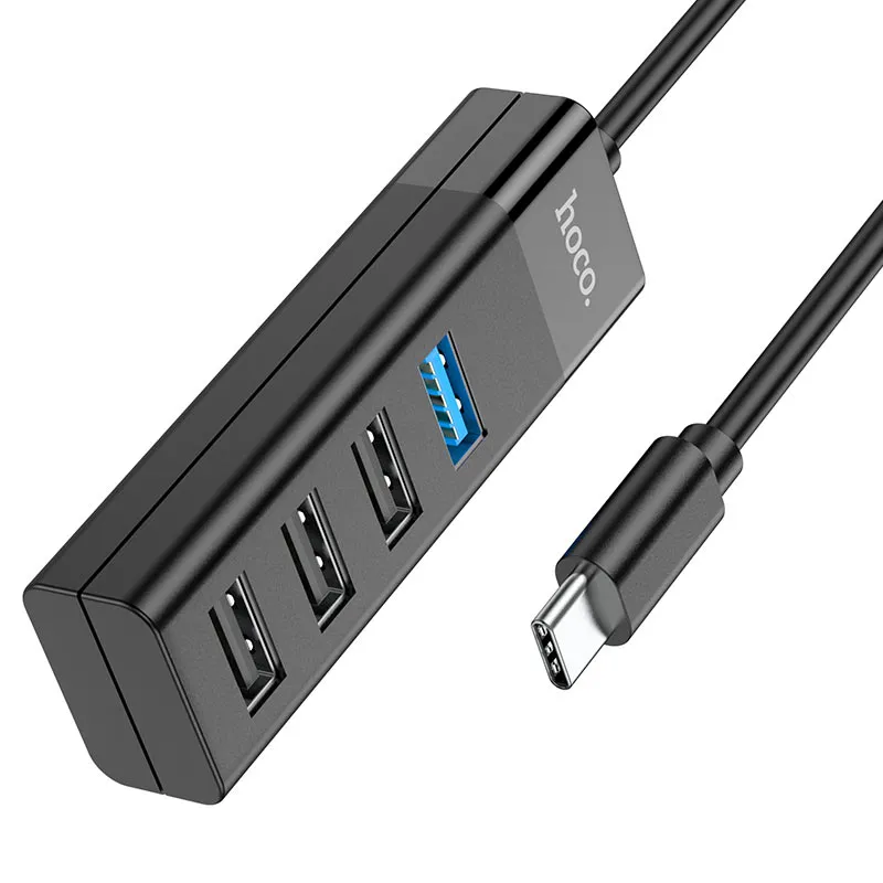 hoco-hb25-easy-mix-4in1-converter-type-c-to-usb3-3xusb2.webp