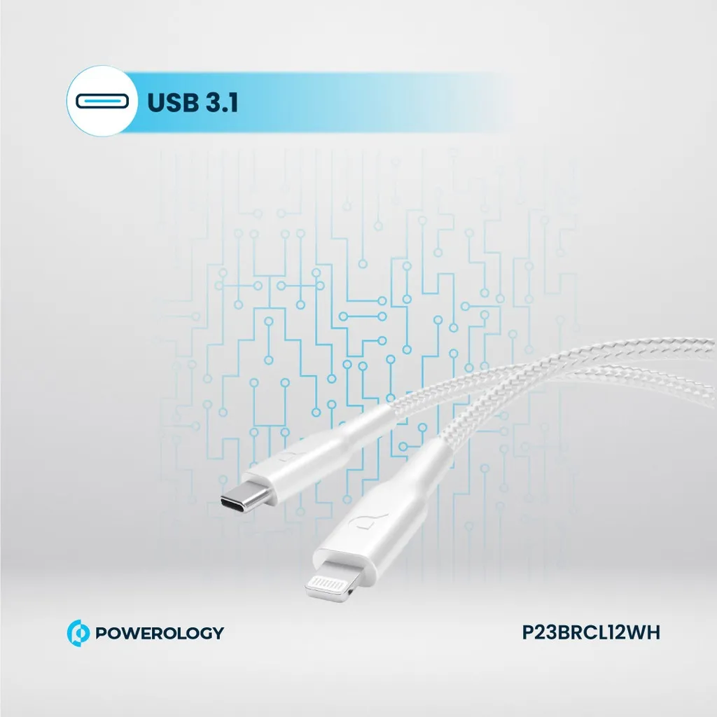 Powerology New Braided Type-C to Lightning Cable 1.2M PD 60W (9).webp