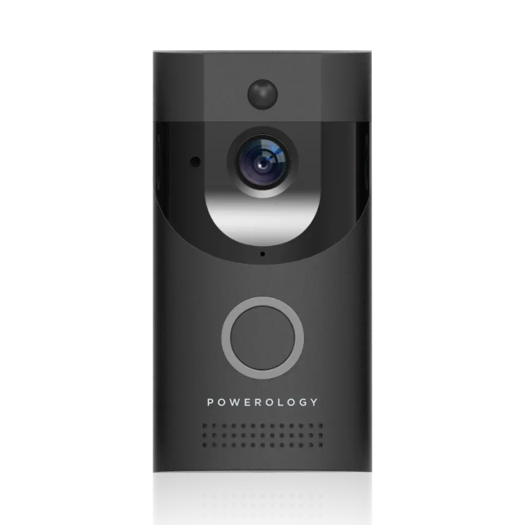 [PSVDBBK] Powerology Smart Video Doorbell with Night Vision and Motion Sensor.webp