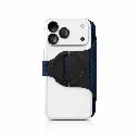 White Smartphone with Navy Strap Mount.webp
