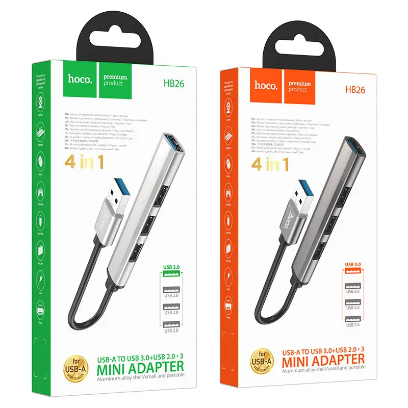 Hub USB Hoco HB26 USB3.0+ 3xUSB2.0 9.webp