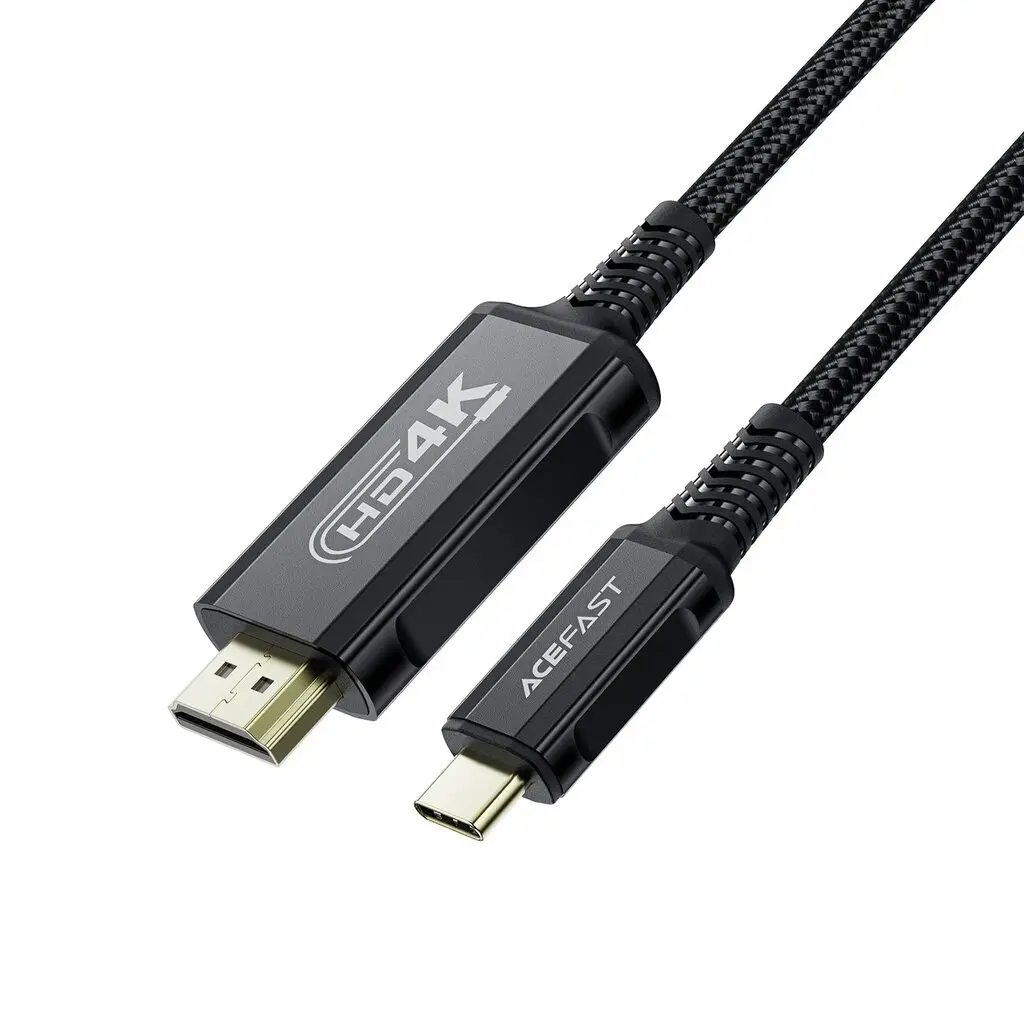 Kabelis Acefast C1-10 USB-C to HDMI 1.8m melns 1.webp