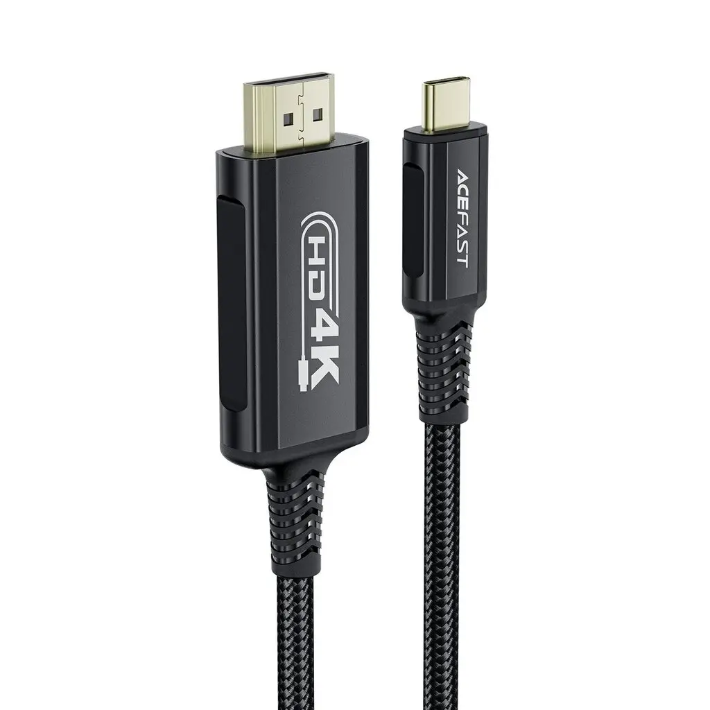Kabelis Acefast C1-10 USB-C to HDMI 1.8m melns 2.webp