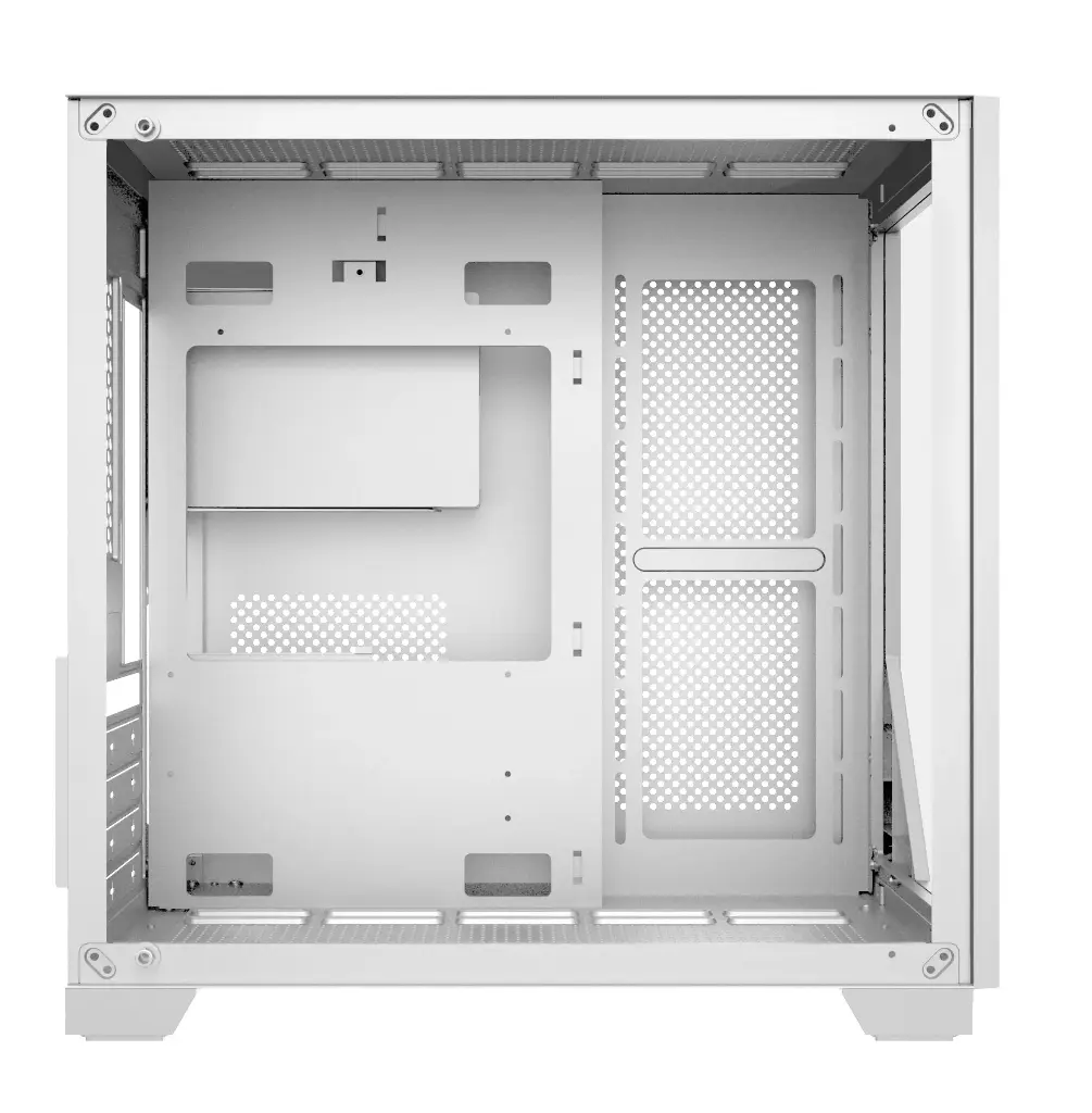 Lovingcool  LC-100JPR0 white  Tempered Glass  Case Full Tower Micro ATX ITX.webp