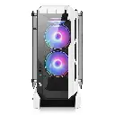 Lovingcool  LC-380  white  Tempered Glass  Case Full Tower Micro ATX ITX.webp