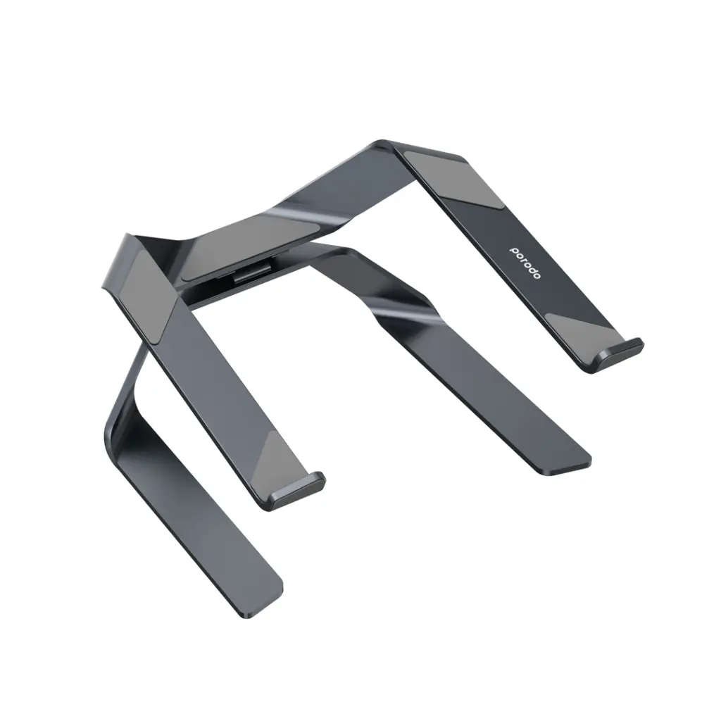Porodo Holders & Stand Adjustable Laptop Stand 150 Degree Adjustable Angle Grey [PD-A150RALS-GY].webp
