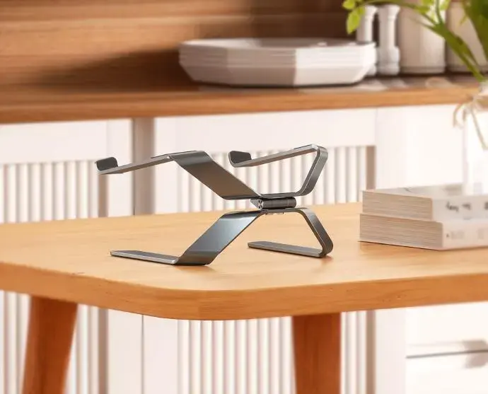 Porodo Holders & Stand Adjustable Laptop Stand Aluminum Alloy Grey [PD-A150RALS-GY].webp