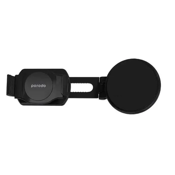 Porodo Detachable Magnetic Mount Highly Adhesive Base Rotatable Black [PD-SMCH-BK].webp