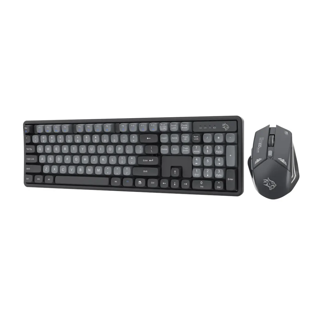 Porodo Gaming Wireless Keyboard Mouse Set 2.4GHz 1600 DPI.webp