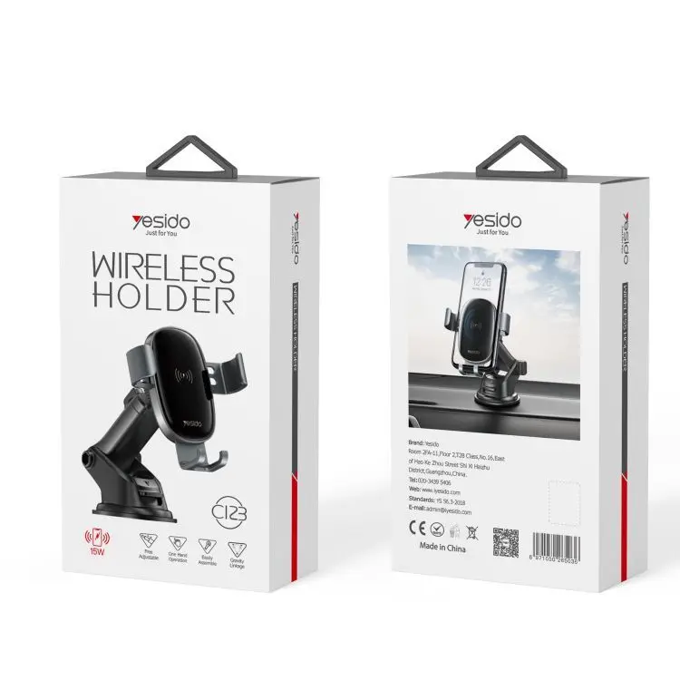 YESIDO C123 WIRELESS HOLDER 15 W