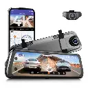 AZDome AR09 4K 2CH Full Mirror Wifi Touch dashcam (داش كام)