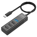 Hoco 4 in 1 Type C to USB 3.0 + USB 2.0X3 Convertor