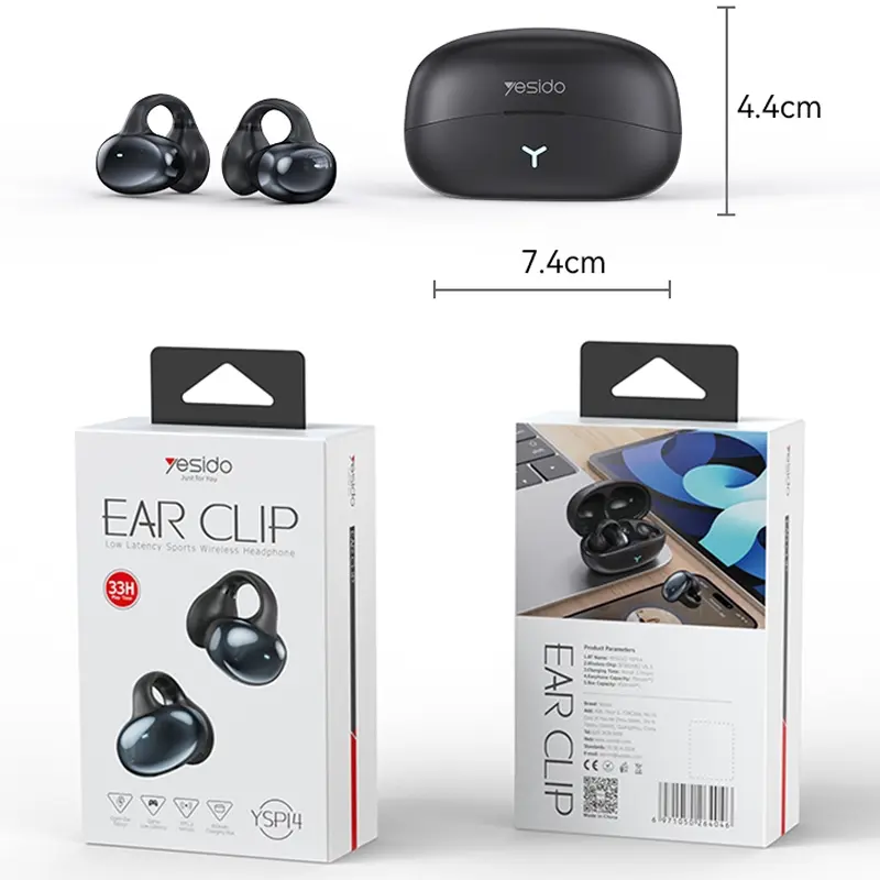 Yesido YSP14 Air Conduction Bluetooth 5.3 Wireless Ear Clip Earphone 
