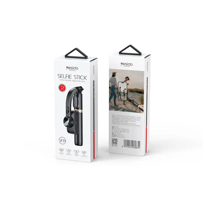 SF14 Bluetooth Selfie Stick | Tripod Zoom Handheld Gimbal Foldable Stabilizer Selfie Stick