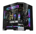 Lovingcool  345-3G BLACK Tempered Glass  Case Full Tower Micro ATX ITX