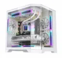 Lovingcool  345-3G white  Tempered Glass  Case Full Tower Micro ATX ITX