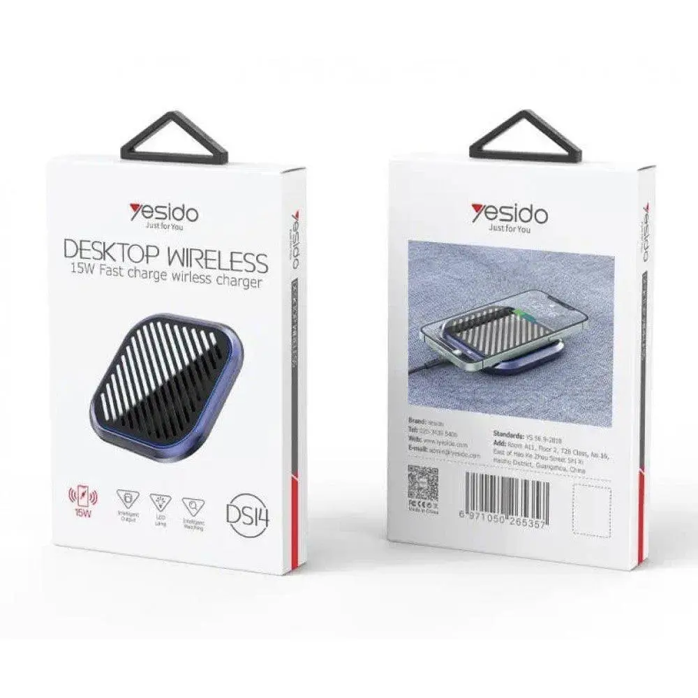 Yesido Desktop Wireless Charger 15W DS14
