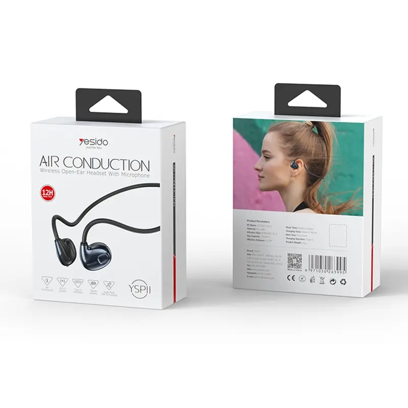  Yesido YSP11 Air Conduction Bluetooth 5.3 Wireless Neckband Earphone