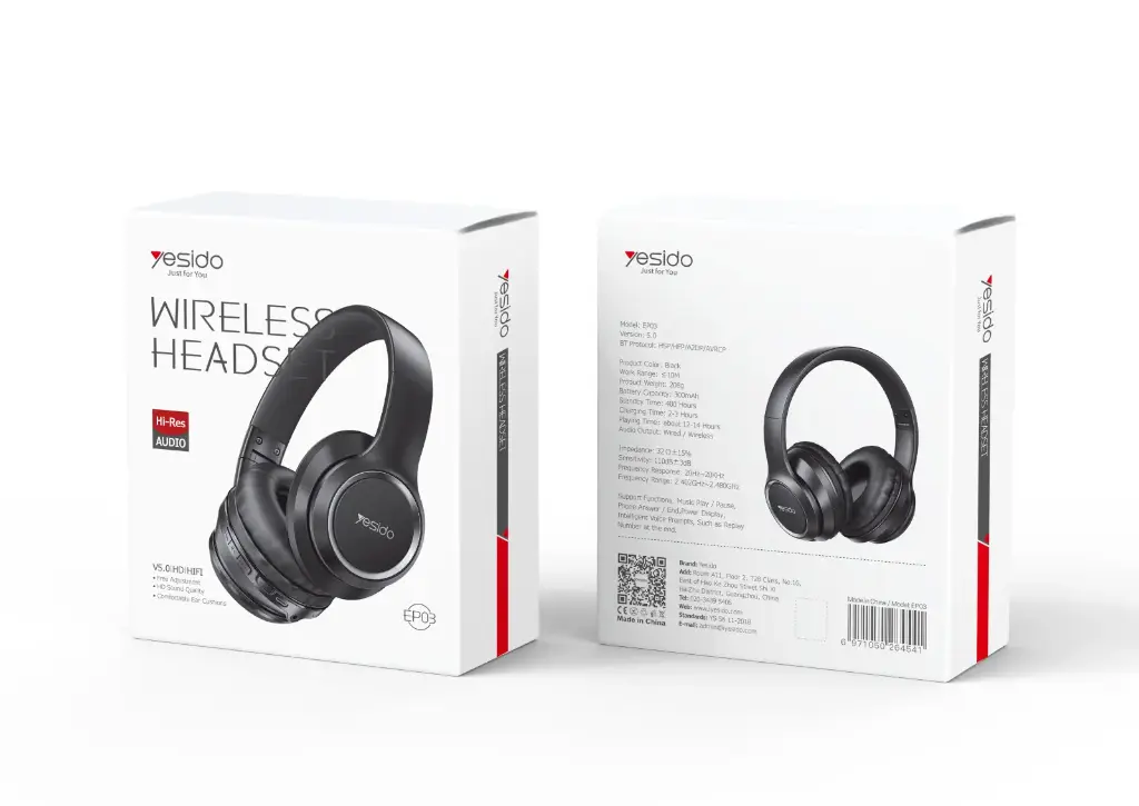 YESIDO WIRELESS HEADSET EP01-EP03