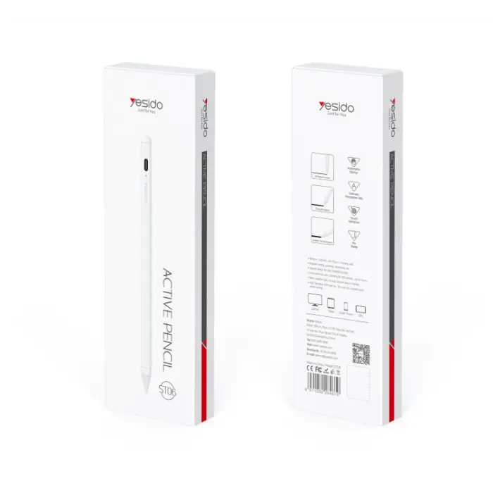 ST06 Metal Digital Active Smart Touch Screen Drawing Stylus Pen For iPad