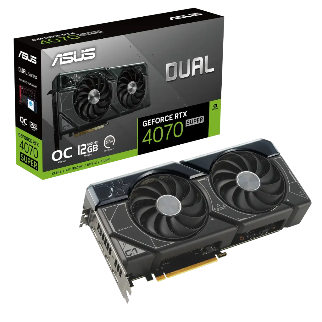ASUS Dual GeForce RTX™ 4070 SUPER OC Edition 12GB