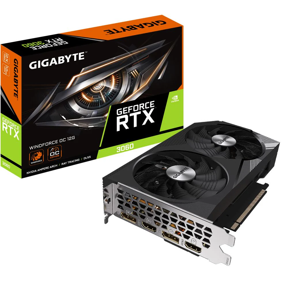 Gigabyte GeForce RTX™ 3060 WINDFORCE OC 12GB