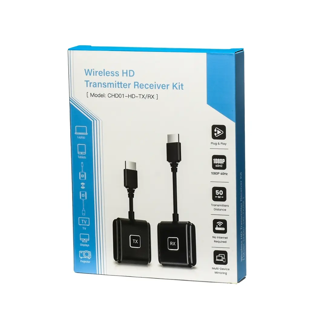 EXTENDER HDMI WL 50M CHD01 HD TX/RX